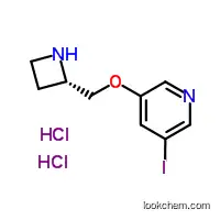 Molecular Structure of 213764-92-2 ((S)-5-Iodo-3-[(2-azetidinyl)-methoxy]pyridine)